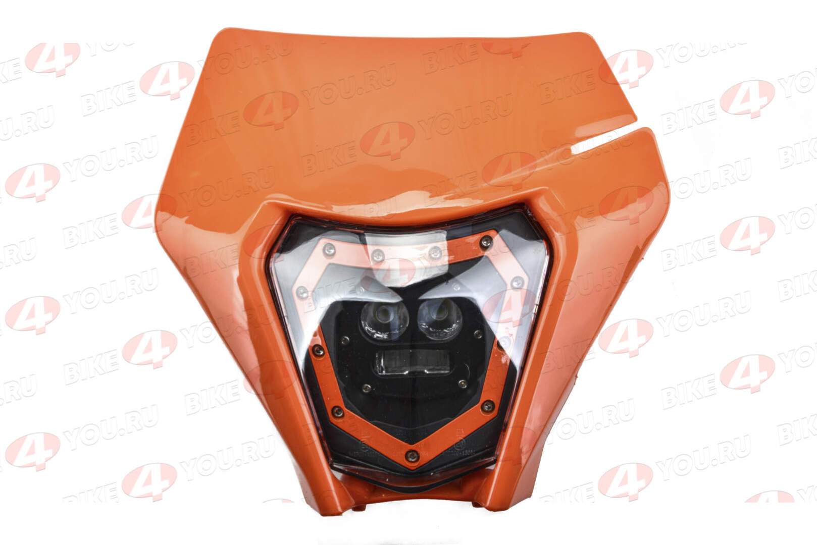 Фара в сборе №1 (KTM) оранжевая