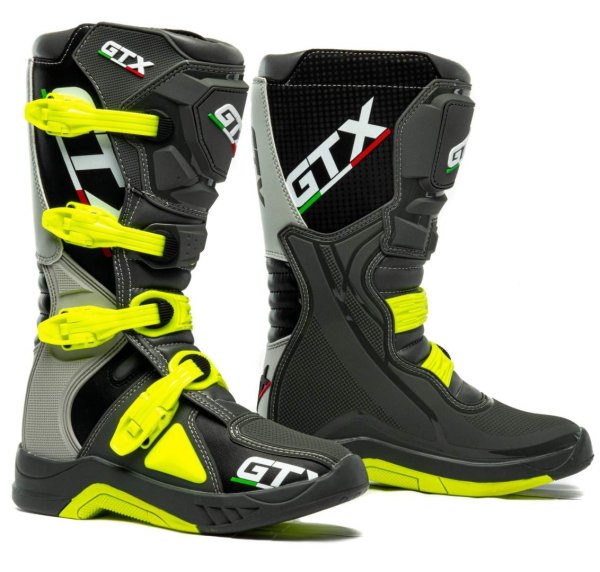 Мотоботы GTX MX #2 grey/green (р. 46)